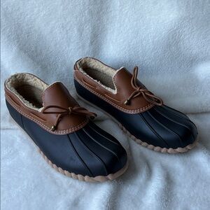 DKSUKO Brown and Black Duck Boots. Size 11